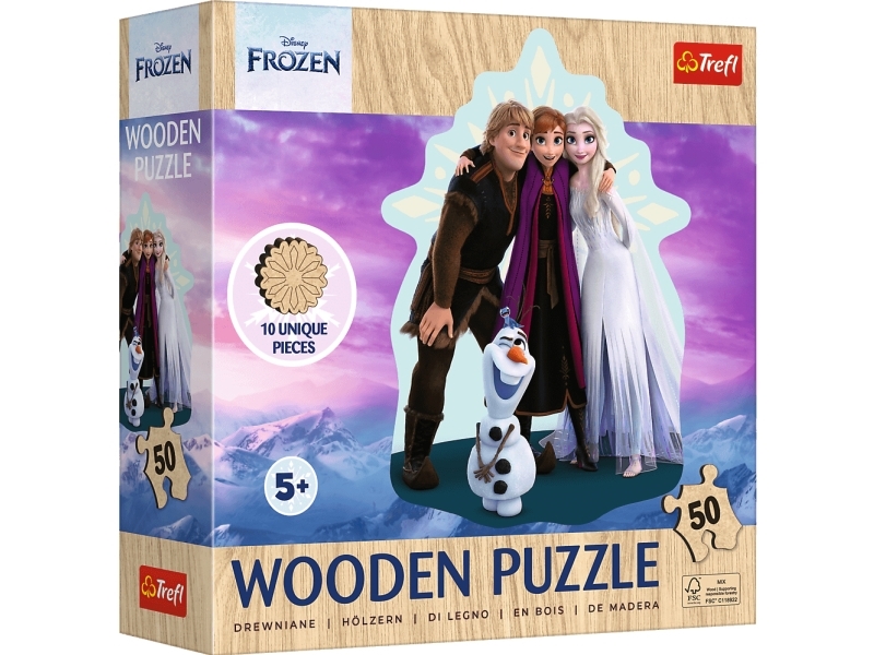 Trefl Trekle Drew Puzzle 50El Trefl Ulubiona Kraina Lodu Pu10