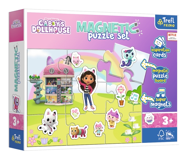 Trefl Magnetisches Puzzle Welt Von Gabi Gabbys Puppenhaus
