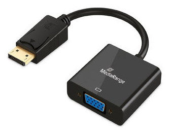 Mediarange Mrcs228, Sort, 0,2 M, 3840 X 2160 Pixel, 3840X2160@60Fps, Hdmi, Dvi-I