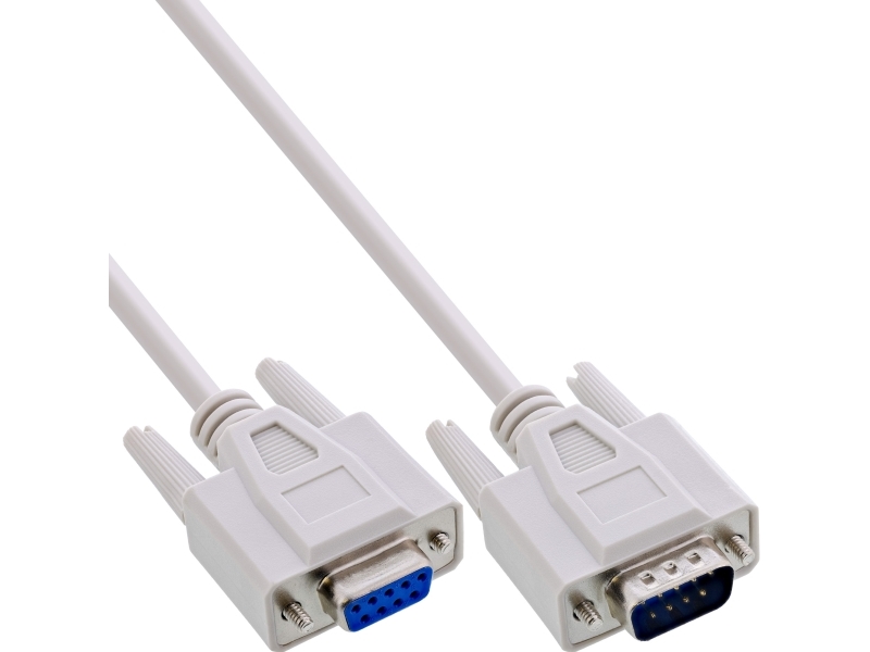 Inline B-12232, Beige, 2 M, Db-9, Db-9, Hanstik, Hunstik