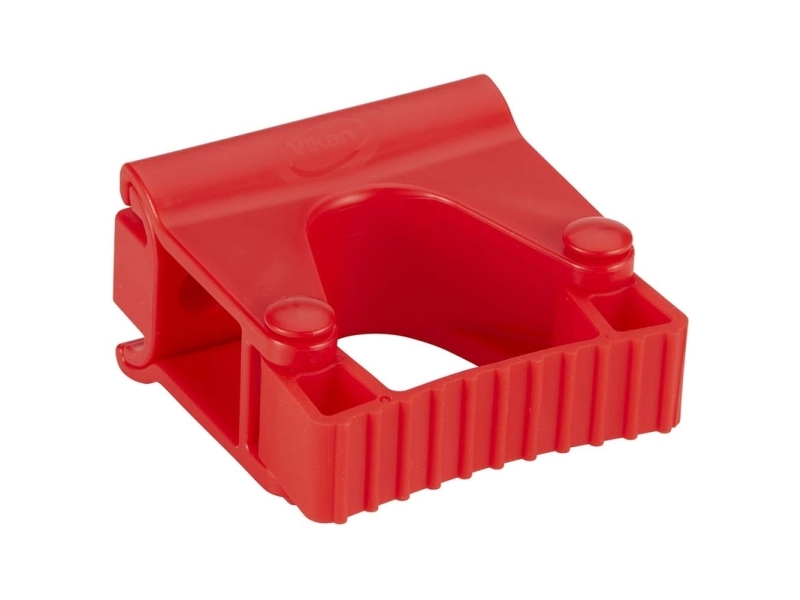 Väggfäste Vikan 82x87mm röd enkel gummibandsmodul Röd 1x1x1mm (1) | Rengöring - Utrustning - Rengöringsutrustning | GameStuff