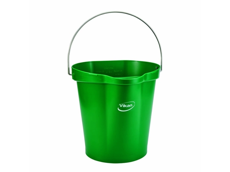 Hink Vikan Hygiene 12 ltr Grön Rengöring/matkontakt,1 st | Rengöring - Avfallshantering - Hinkar & tillbehör | GameStuff