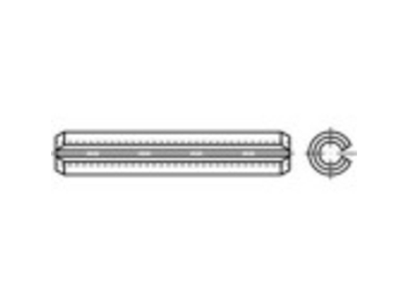 TOOLCRAFT TO-411009 Putkitapit (Ø x L) 16 mm x 45 mm Jousiteräs 25 kpl