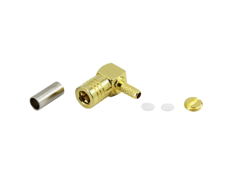 Tru Components 5972556 Smb-Stecker Kupplung, Gewinkelt 50 ? 1 Stück