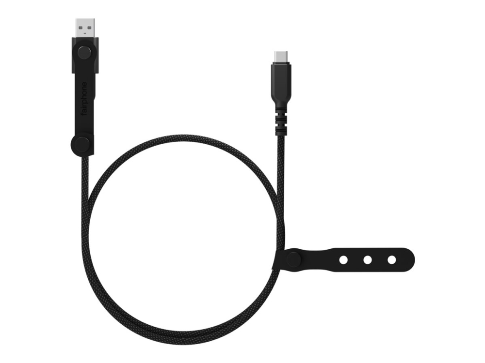 Fairphone Accabl-5Cc-Ww1, 1 M, Usb C, Usb C, 0,48 Gbit/S, Schwarz