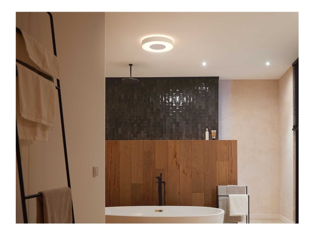 Philips Hue Xamento White and Color Ambiance Stor Ø425 mm LED Badloftlampe Hvid IP44 52,5W