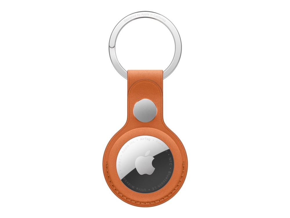 Apple Mgfy4zm/A, Ring, Orange, Apple, Fox Orange, Mikro-Twill, Edelstahl, Airtag