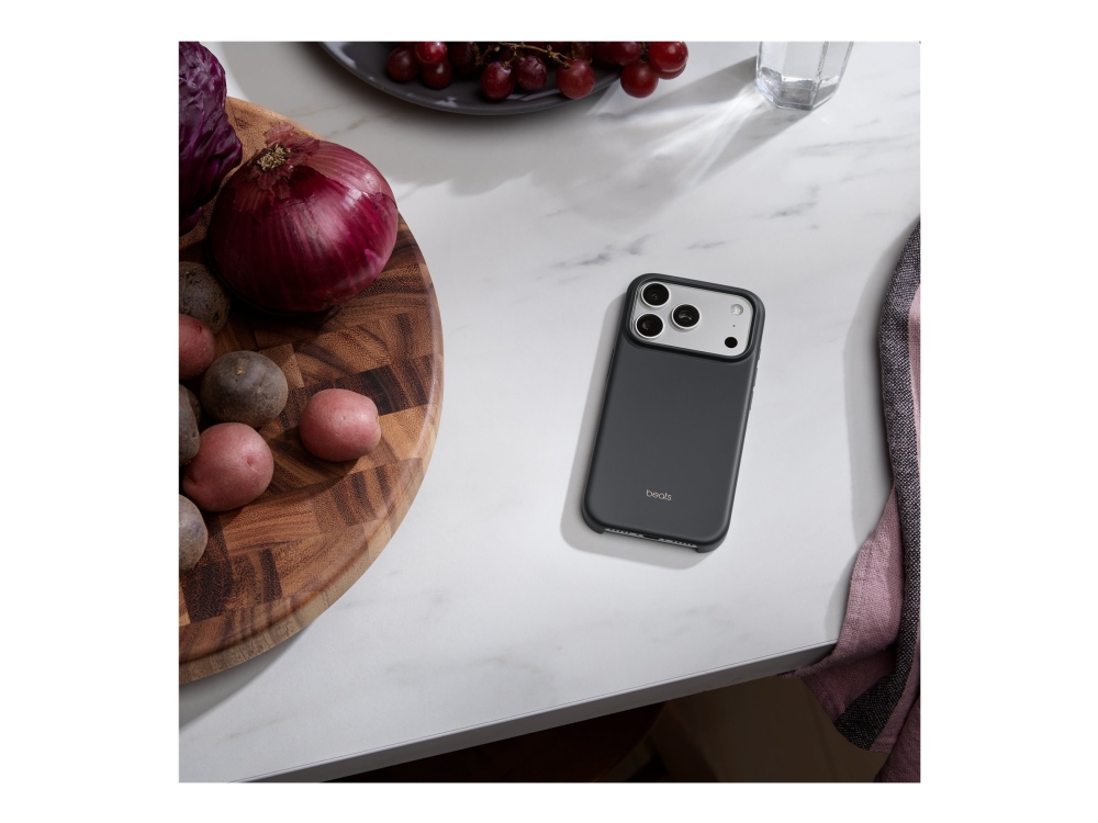 Beats - Matkapuhelimen takakuori - MagSafe-yhteensopivuus - polykarbonaatti - graniitinharmaa - iPhone 17 Pro -puhelimelle