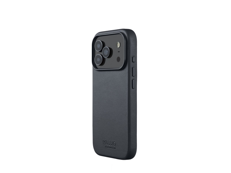 Mujjo Leather Case - Læderetui Til Iphone 17 Pro Kompatibelt Med Magsafe (Basalt)