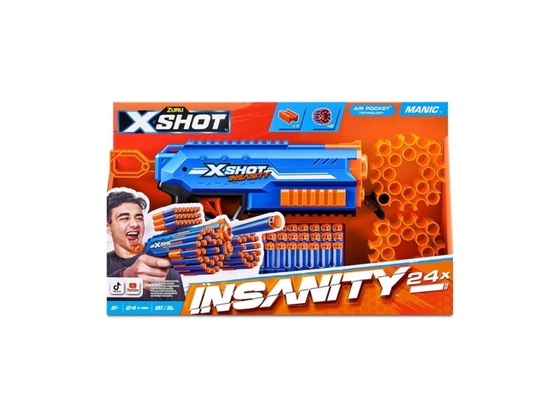 Legetøjspistol med kugler XSHOT Manic Insanity 36603