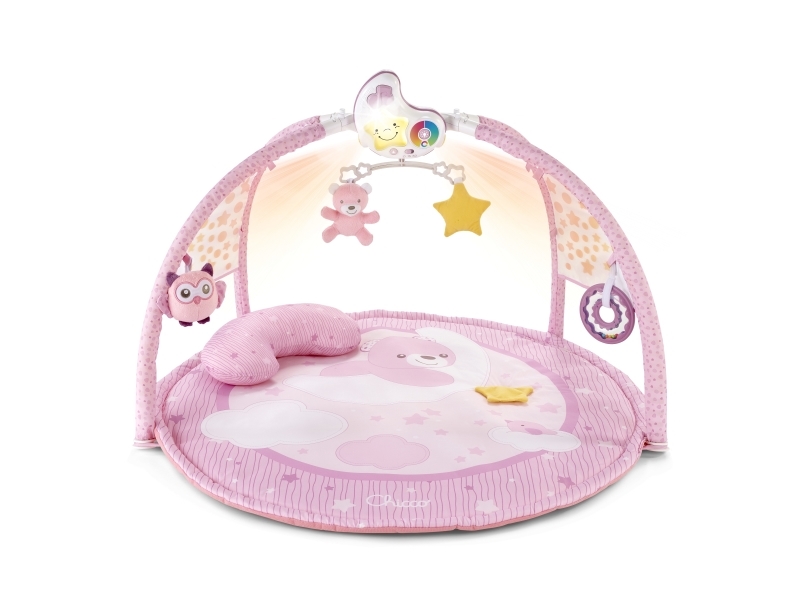 Chicco vauvamatto 3in1 melodioilla ja projektorilla vaaleanpunainen
