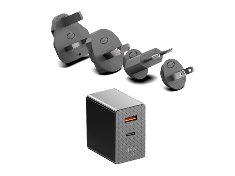 Bti Wallmount Gan 45W Usb-C Adapter, Laptop, Indendørs, 100-240 V, 50-60 Hz, 45 W, 20 V