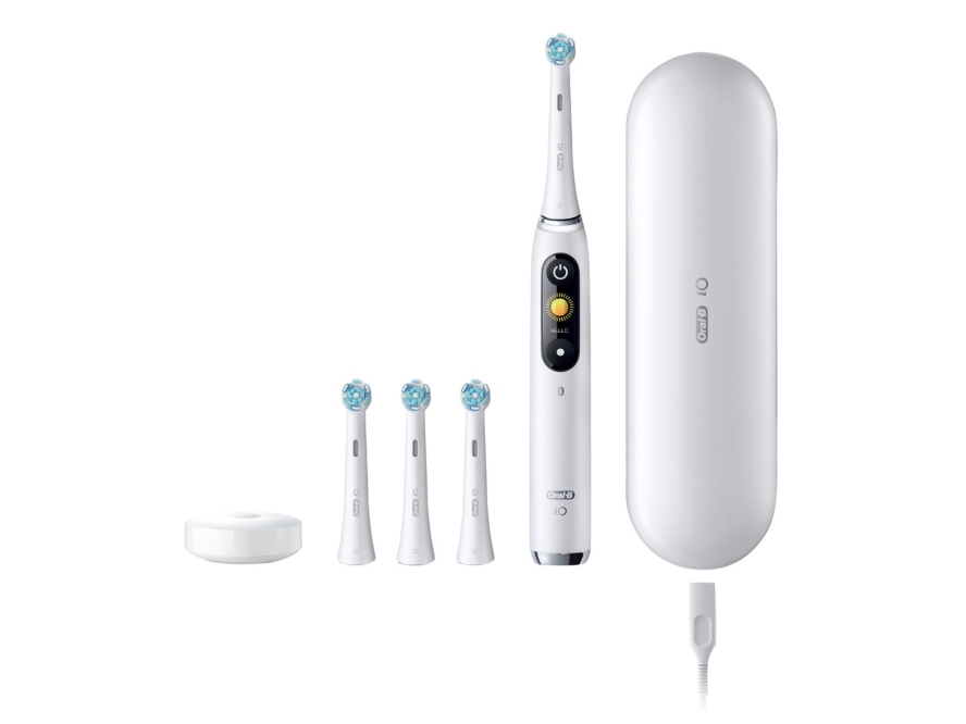 Oral-B iO Series9, Vuxen, Oscillerande tandborste, Daglig vård, Gum omsorg, Intense, Känslig, Super sensitive, Tongue care, Tandblekning, Vit, 2 min, Vit | Hälsa - Tandvård - Elektrisk tandborste | GameStuff