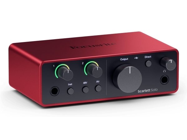 Focusrite Scarlett Solo, Skrivbord, USB, USB, 56 dB, 9 dBu, 3000 O | TV, Ljud & Bild - Musikstudio - Ljud - Studio - Inspelning | GameStuff