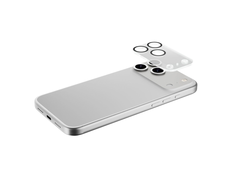 Cellularline Camera Lens - Iphone 17 Pro Max, Apple, Iphone 17 Pro Max, Kratzresistent, Schockresistent, Transparent, 1 Stück(E)