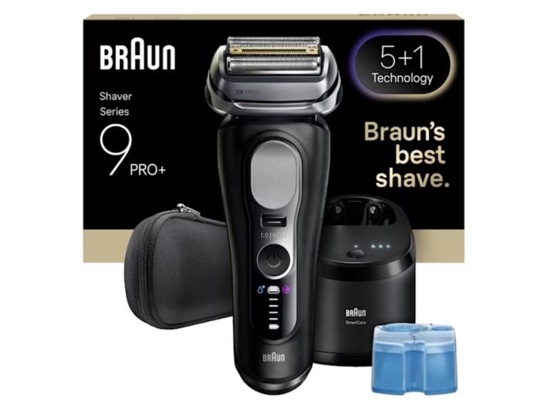 Braun Series 9 Pro+ 9660CC, Folierakapparat, Svart, Silver, Rostfritt stål, Knappar, LED, AC/Batteri | Hårvård - Skägg- / Hårtrimmer - Rakapparater | GameStuff