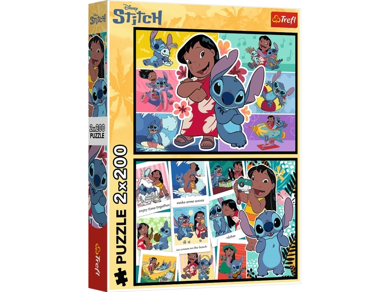Trefl Puzzle Das Lustige Leben Von Stitch 2X200 Teile (13334)