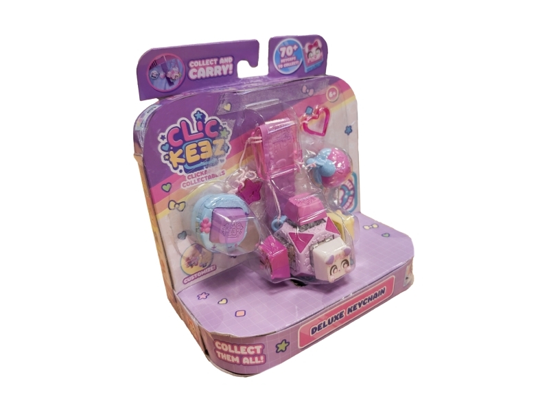 Goliath Clickeez Deluxe Keychain, Elastisk Legetøjsfigur, 6 År, Plast, Flerfarvet