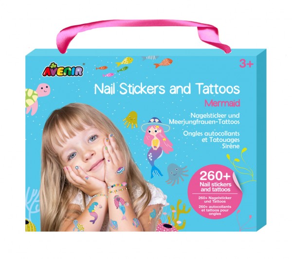 Avenir 230+ Klistermærker Og Tattoos “Mermaids”