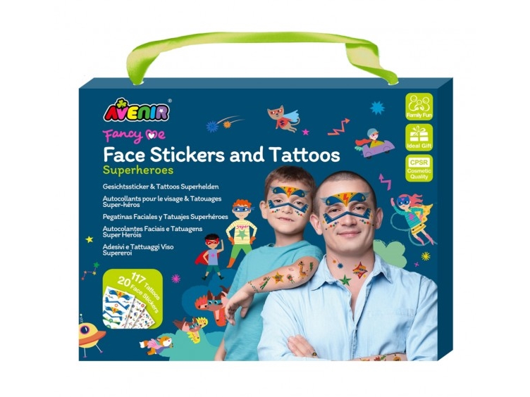 Avenir Body stickers and tattoos - Superheroes