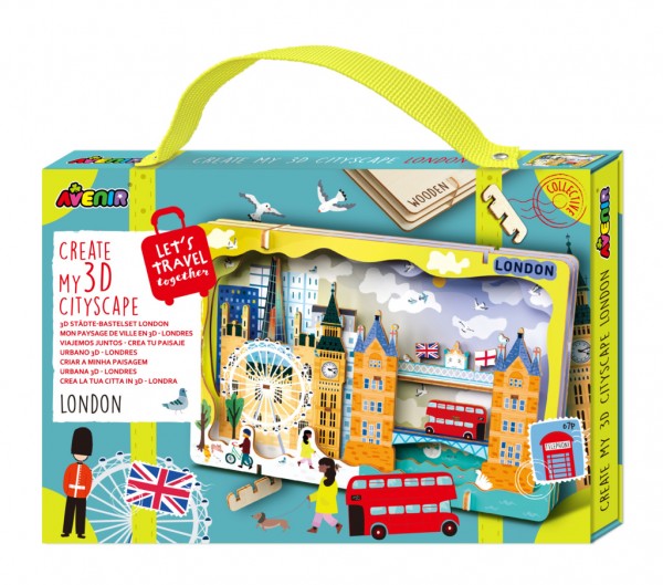 Skapa en stadsbild av London – 3D-pussel i trä | Skola & Hobby - Konstmaterial - Dukar | GameStuff