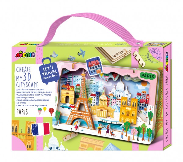 Puzzle Erstelle Ein 3D-Stadtbild - Paris