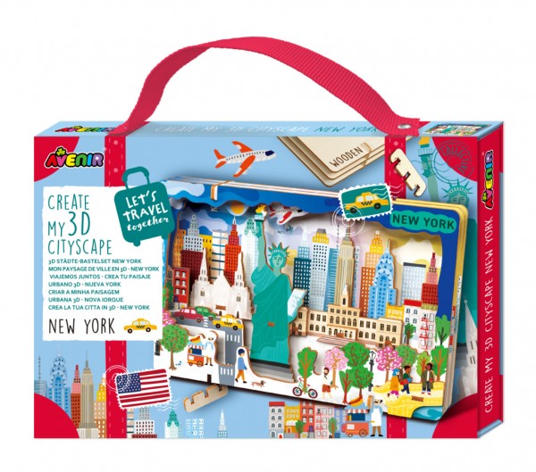 Erstellen Sie Ein Stadtbild New York - Holzpuzzle