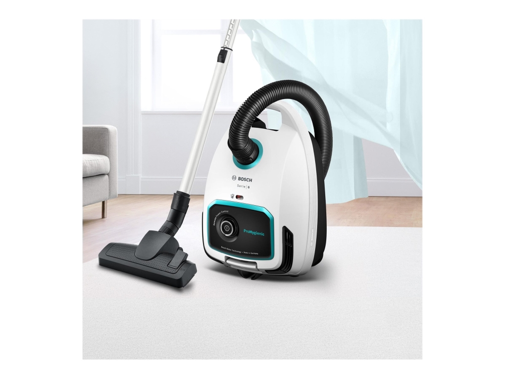 Bosch Serie 6 Bgl6hyg1, 600 W, Zylinder-Vakuum, Trocken, Staubbeutel, Allergie-Filter, Filterung