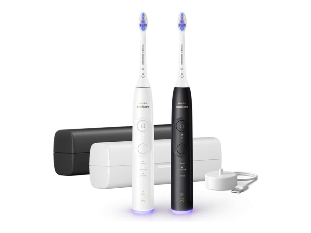 Philips Sonicare 6500 Series Hx7419 - Tandbørste - Hvid/Sort