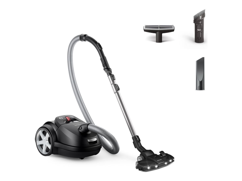 Philips 8000 Series Xd8122/10 Beutel, 900 W, Zylinder-Vakuum, Trocken, Staubbeutel, 4 L, Hepa