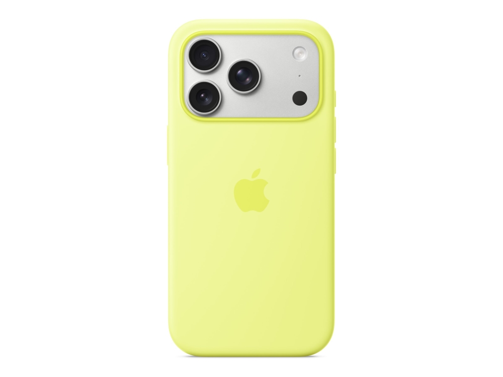 Apple Iphone 17 Pro Silicone Case With Magsafe – Neon Yellow, Cover, Apple, Iphone 17 Pro, 16 Cm (6.3"), Yellow