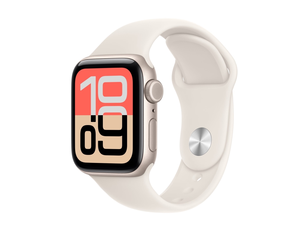 Apple Watch Se 3 Gps + Cellular 40Mm Starlight Aluminium Case With Starlight Sport Band - M/L