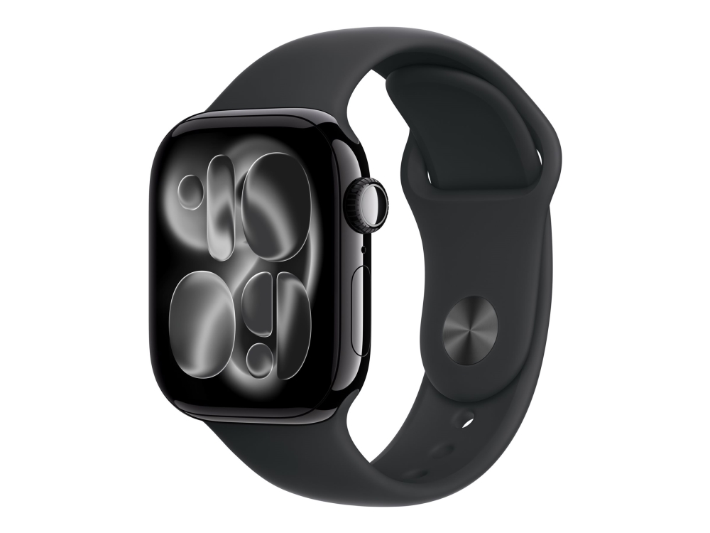 Apple Watch Series 11 GPS 42mm Jet Black Aluminium Case with Black Sport Band - M/L | Sport & Träning - Pulsklockor & Smartwatches - Smartklockor | GameStuff