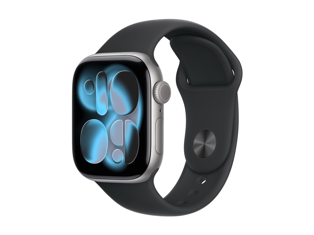 Apple Watch Series 11 GPS + Cellular 42mm Space Grey Aluminium Case with Black Sport Band - M/L | Sport & Träning - Pulsklockor & Smartwatches - Smartklockor | GameStuff