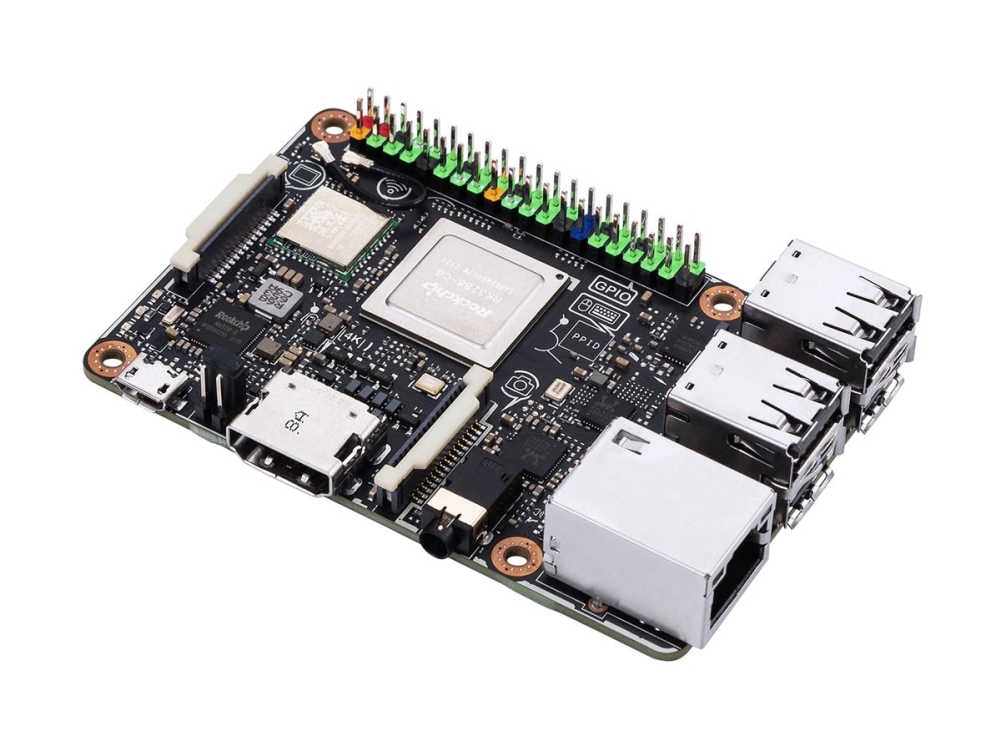 ASUS Tinker Board R2.0 - Dator med ett kort - Rockchip RK3288-CG.W - RAM 2 GB - 802.11b/g/n, Bluetooth 4.2 EDR | Datorer & Surfplattor - Bärbara tillbehör - Övriga tillbehör | GameStuff