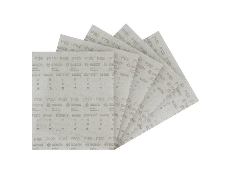 Bosch Accessories 2608902505 2608902505 Slibenet Til Rystepudser Kornstørrelse 120 5 Stk