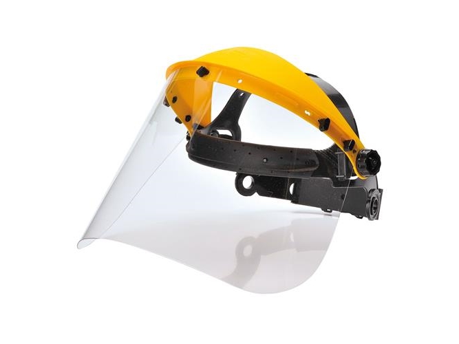 Portwest Ansigtsskærm m. Klart Visir PW91 - Klar - Tilbehør til sikkerhedshjelme - Fjernlager - Portwest