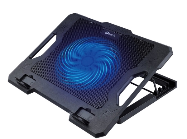 C-Tech Clp-S100, 43,9 Cm (17.3"), 1 Stk, 14 Cm, 1000 Rpm, Sort, Usb