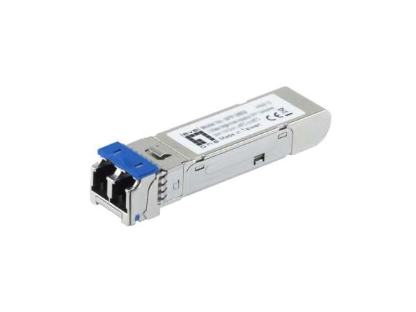 Levelone Sfp-2603, Fiberoptisk, 2500 Mbit/S, Sfp, Lc, 9/125 Μm, 20000 M