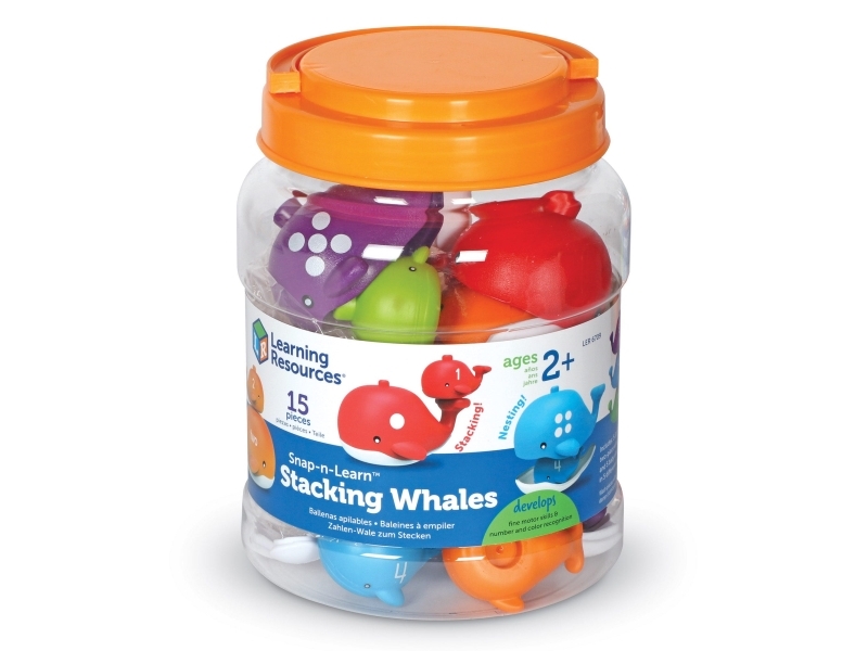 Learning Resources Figuren Zum Lernen Von Zahlen Und Farben Wale
