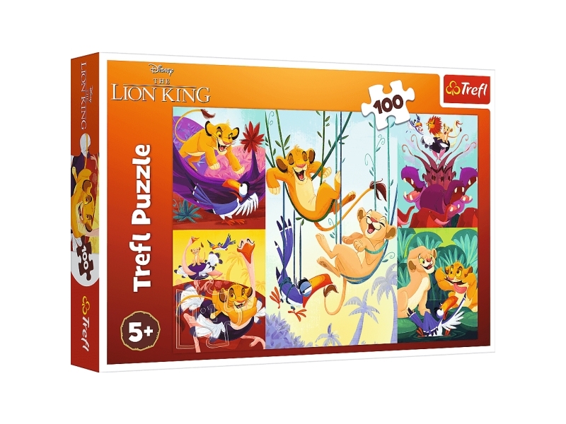 Trefl Puzzle 100 Elemente Brave Lion King