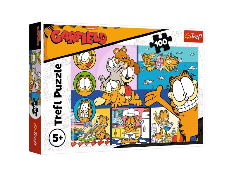 Puzzle 100 Leniwy Garfield / Garfield 16521