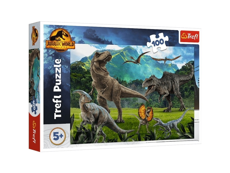 Trefl 16441, 100 Stk, Dinosaurer, 5 År