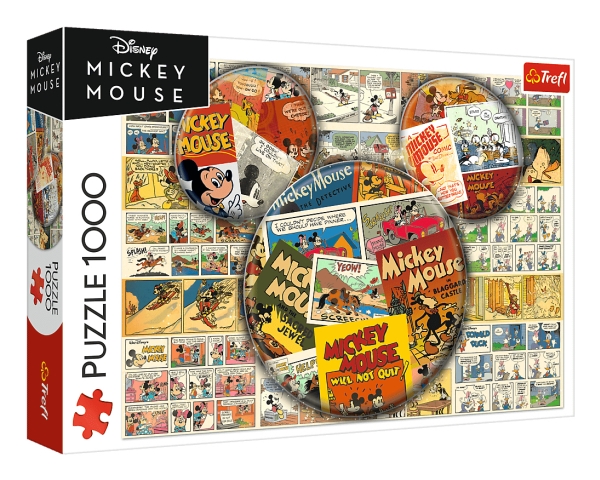 Trefl Disney: Mickey Mouse Disney 1000, 1000 stk, Tegnefilm