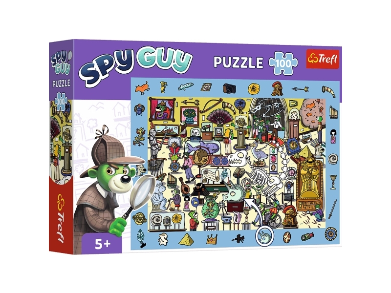 Trefl Puzzle 100 Elemente Beobachtung Spy Guy Museum