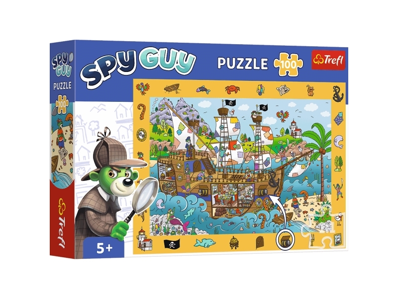 Puzzle100 Beobachtung - Spy Guy Schiff Trefl