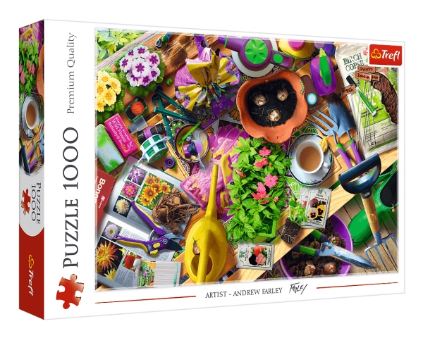 Puzzle 1000 Garten-Aufräumarbeiten 10927