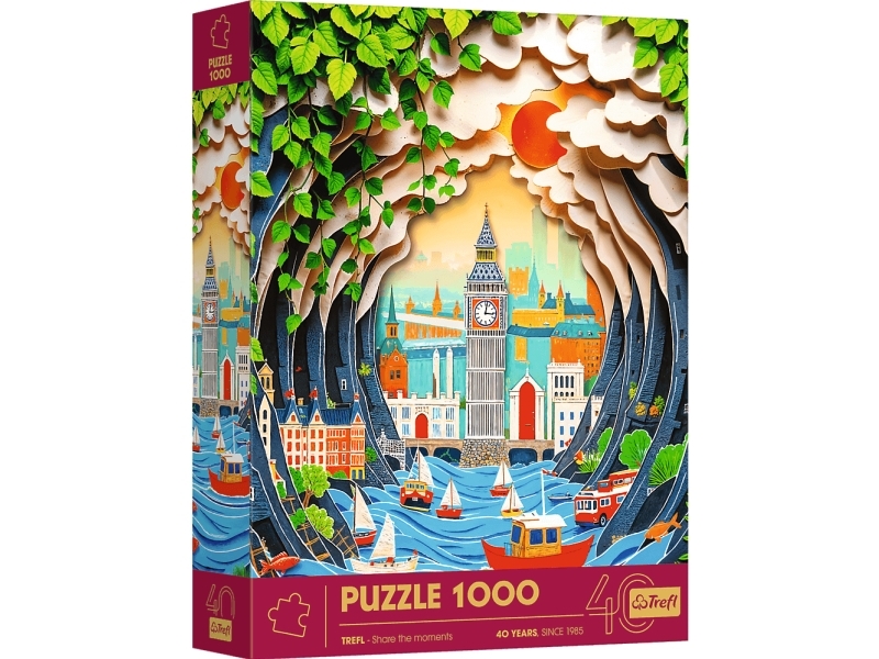 Puzzle 1000 Teile 40Th Anniversary Paper Art London
