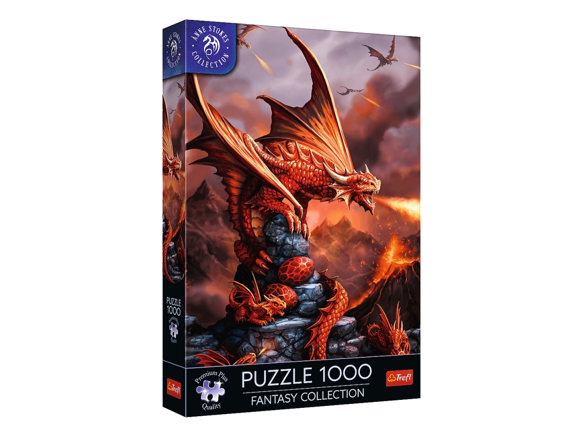 Trefl Puzzle 1000El Trefl Premium Ognisty Smok Pud6