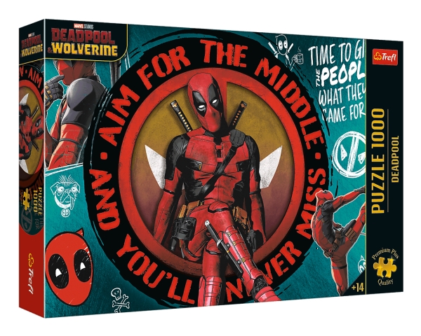 Trefl Puzzle 1000 Elemente Premium Plus Deadpool Marvel